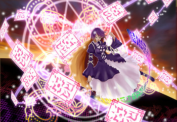 Hijiri Byakuren, magic, hot, wizard, dress, witch, anime girl, cape, touhou, cool, female HD wallpaper