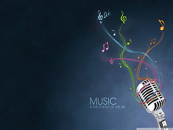 Music Baybayy B), music, musical notes, colours, micro HD wallpaper