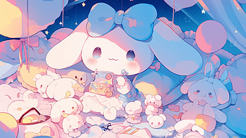 Cute Cinnamoroll Anime - Dreamy Pastel Wonderland, Anime, sanrio, Cinnamoroll HD wallpaper