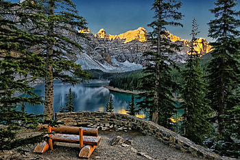 Canada travels, Moraine Lake beauty, Valley of Ten Peaks, Alberta's wonders HD wallpaper