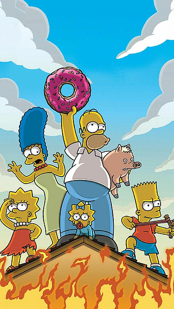 The Simpsons Movie, The Simpsons HD phone wallpaper