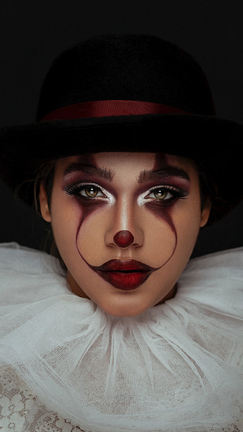 Joker makeup, Woman model, Xperia Z5 Premium HD phone wallpaper