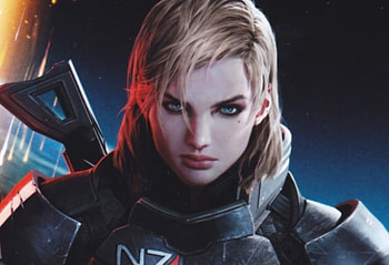 ME3- Blonde, blonde, mass effect, girl, mass effect 3, beauty, action, video game, face, game, female HD wallpaper