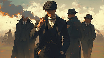 Peaky Blinders with a Stylish Beret Flair, TV Show, Peaky Blinders, beret HD wallpaper