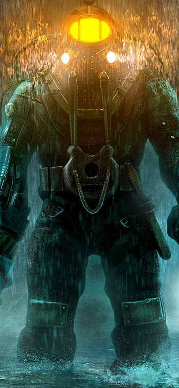 BioShock, Underwater city, Horror game, Rapture HD phone wallpaper