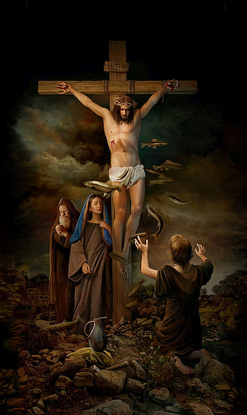 Jesus on cross, christian HD phone wallpaper
