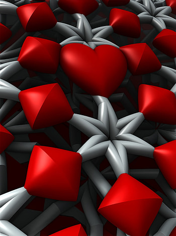 Abstract, 3D, Pattern, Fractal, Volume HD phone wallpaper