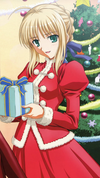 Holiday Duel — Saber & Rin (Fate/Stay Night) , Saber (Fate Series), Rin Tohsaka, Anime, Fate/Stay Night HD phone wallpaper