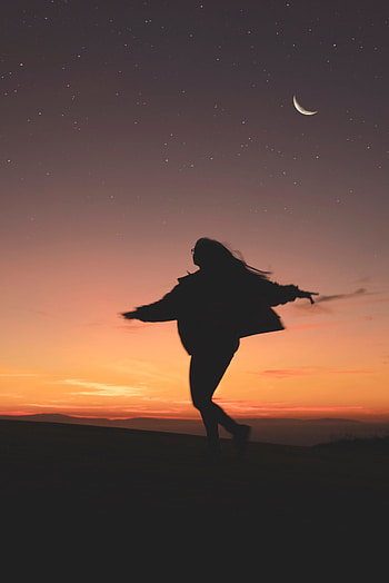Sunset, Dark, Silhouette, Seclusion, Privacy, dom HD phone wallpaper