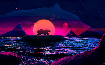 Bear Soul Of The Arctic, bear, artist, artwork, digital-art, deviantart HD wallpaper