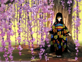 Hell Girl, hellish, dread, series, walls, anime, fantasy HD wallpaper