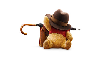 Christopher Robin , Nostalgic backgrounds, Beloved characters, Heartwarming HD wallpaper