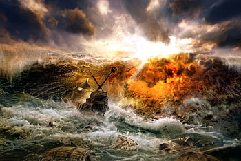 Ship, Fantasy HD wallpaper