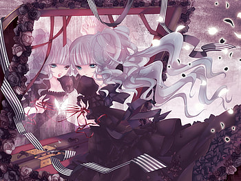 Hatsune Miku, miku, anime, pigtails, hatsune, girl, dress HD wallpaper