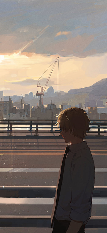 Denji at Dusk — Chainsaw Man Anime , Denji (Chainsaw Man), Anime, Chainsaw Man HD phone wallpaper