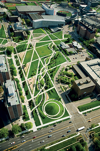 Cincinnati, Ohio travels, University of Cincinnati, Campus green HD phone wallpaper