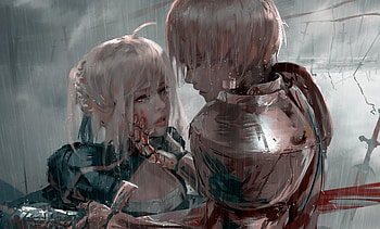Fate Stay Night Anime Art , fate-stay-night, anime-girl, anime, deviantart HD wallpaper