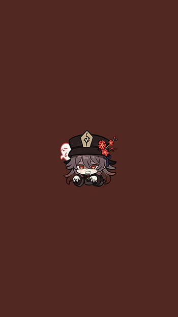 Hu Tao, art, cute HD phone wallpaper