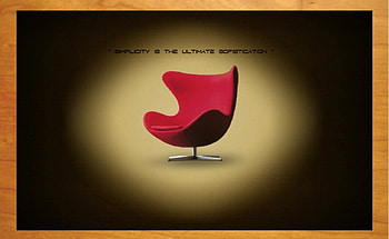 EGG CHAIR, technology, black, simple HD wallpaper