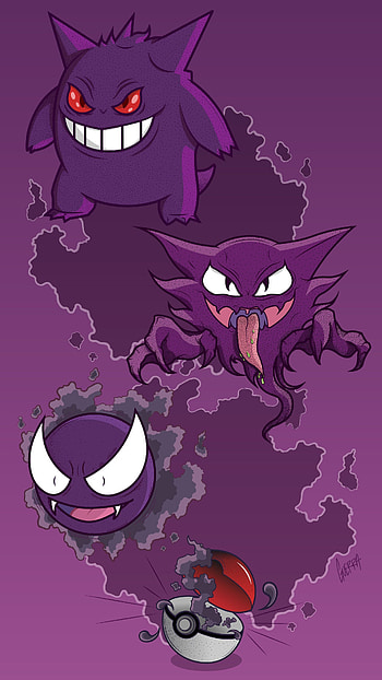 Evolution, Gengar HD phone wallpaper