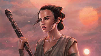Rey In Star Wars, rey, artwork, star-wars, artstation HD wallpaper