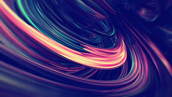 Abstract, Multicolored, Motley, 3D, Fractal, Glow HD wallpaper