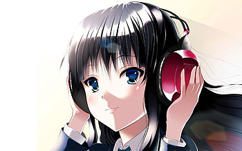 Anime, Heads, Hand, Girl, Brunette HD wallpaper
