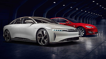 Air & Tesla Model S, Lucid Motors HD wallpaper
