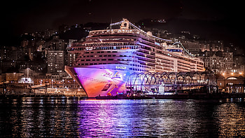 Cruise ship art, Oceanic marvel, Vacation escape, Maritime fascination HD wallpaper