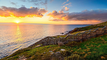 Sunset, Australia HD wallpaper