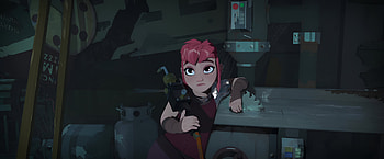 Nimona - Animated Heroine Background, movie, Nimona HD wallpaper