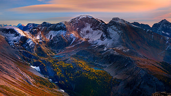 Mountain peaks, Scenery HD wallpaper