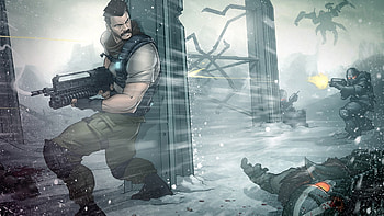 Killzone 3, Machine art , Patrick Brown artwork, Tomas Shevchenko HD wallpaper