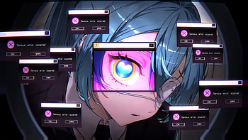 Miku Symphony (vocaloid), Anime Girl, Hatsune Miku, Vocaloid, Error HD wallpaper