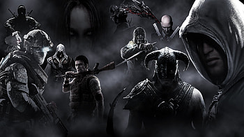Altair (Assassin's Creed), Ezio (Assassin's Creed), Collage, Video Game, Far Cry, Skyrim HD wallpaper
