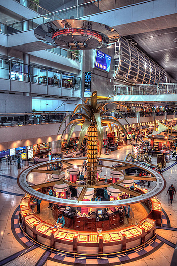 Dubai International Airport, Dubai ville touristique, Voyage Dubai, Travels HD phone wallpaper