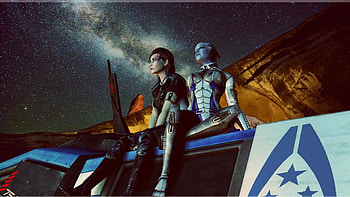 Mass effect femshep commander shepard liara HD wallpaper