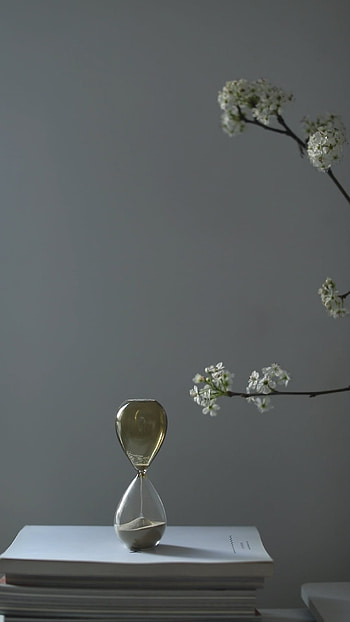 Hourglass, time management, productivity tool, scheduling HD phone wallpaper