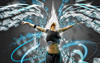 Digital Ecstacy, sci-fi, fantasy, women, web, internet, dream HD wallpaper