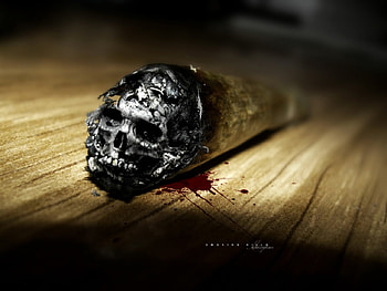 Smoking kills, smoking, black HD wallpaper