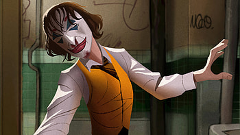 Joker Dance Art , joker, supervillain, superheroes, artist, artwork, digital-art, artstation HD wallpaper