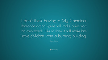 Gerard Way Quote: “I don't think having a My Chemical Romance action HD wallpaper