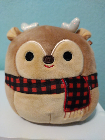 Reindeer squishmallow, plush HD phone wallpaper