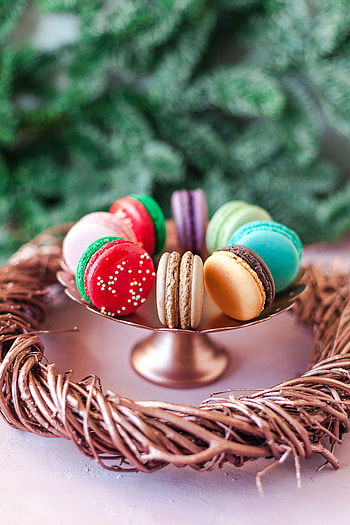Food, Desert, Cookies, Multicolored, Motley, Macaroons, Makaroons HD phone wallpaper