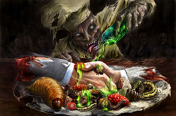 Horror, Spooky, Dark, Zombie, Blood, Creepy, Evil, Scary HD wallpaper
