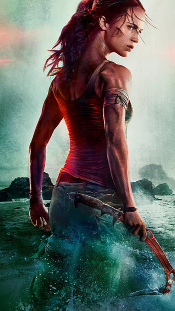 Tomb Raider, Iconic video game character, Lara Croft, Archaeological exploration HD phone wallpaper