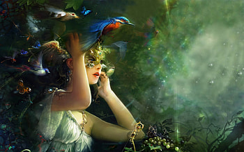 Masquerade, sama, chan, mayu, iza HD wallpaper