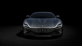 Luxury car, Ferrari Roma, sportcar HD wallpaper