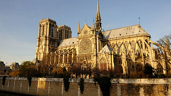 Notre-Dame Cathedral, 12th century oak frame, Historic preservation, Cultural loss HD wallpaper