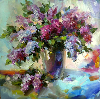 Людмила Скрипченко, bouquet, art, painting, flower HD wallpaper